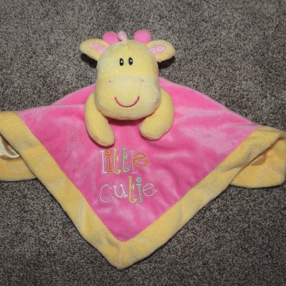 First Impressions Cutie Giraffe Security Blanket